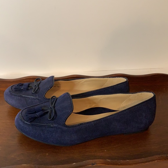 Nurture by Lamaze Navy Blue Flats Size 9 - Picture 3 of 5